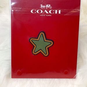 New Coach Leather Star Sticker/Decoration/Cover Up For Marks/Holes On Purse/Bag